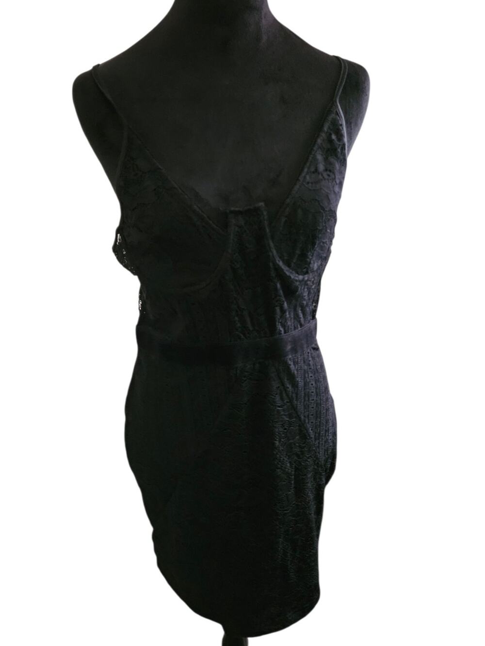 PrettyLittleThing Bustier Bodycon Mini Dress USA 10